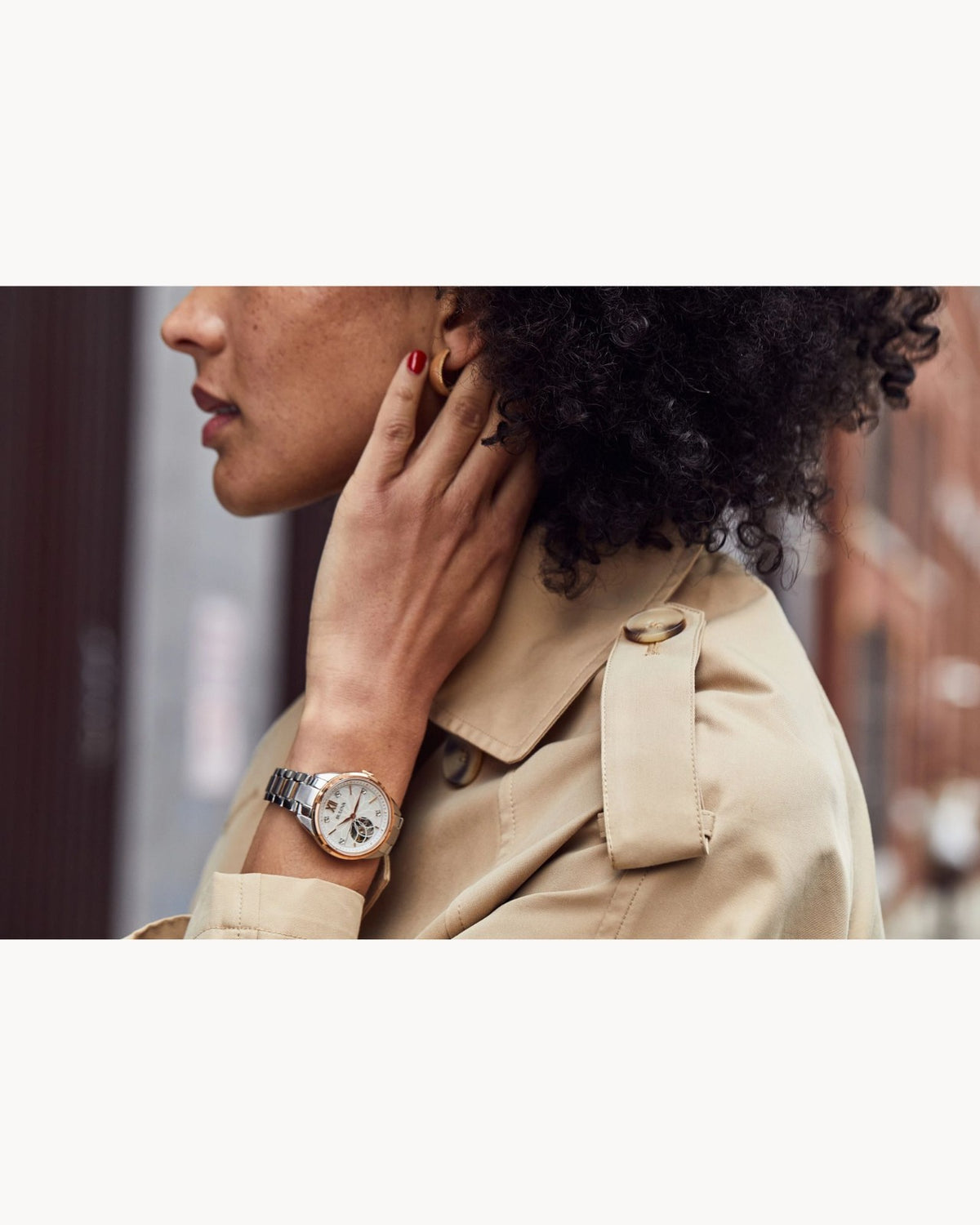 Bulova Sutton Automático Madre Perla, PVD Rosa — Caballero
