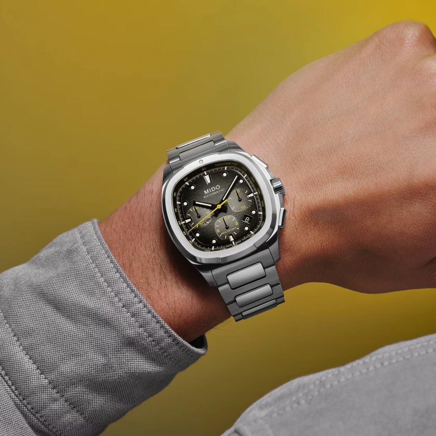Mido Multifort TV Chronograph Degradado Negro — Caballero
