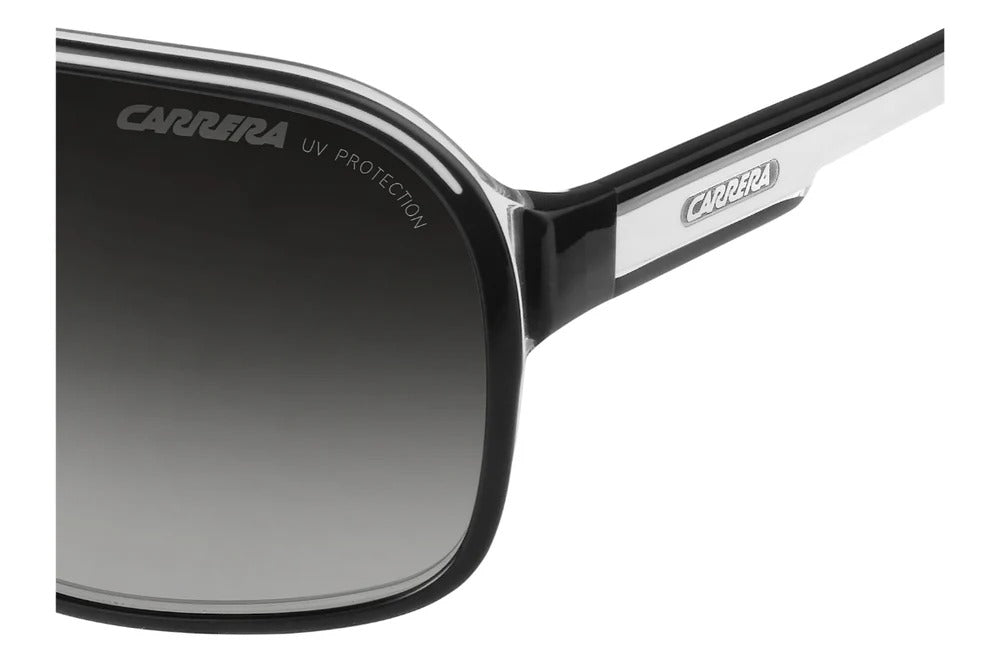 Carrera Lentes de Sol, Marco Negro/Blanco, Polarizados — Caballero