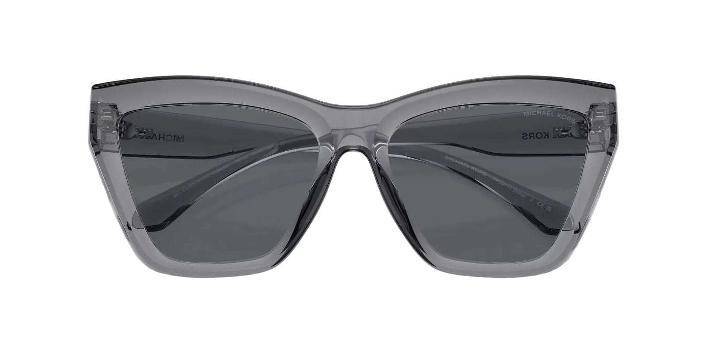 Michael Kors Lentes de Sol, Marco Azul Traslúcido — Dama