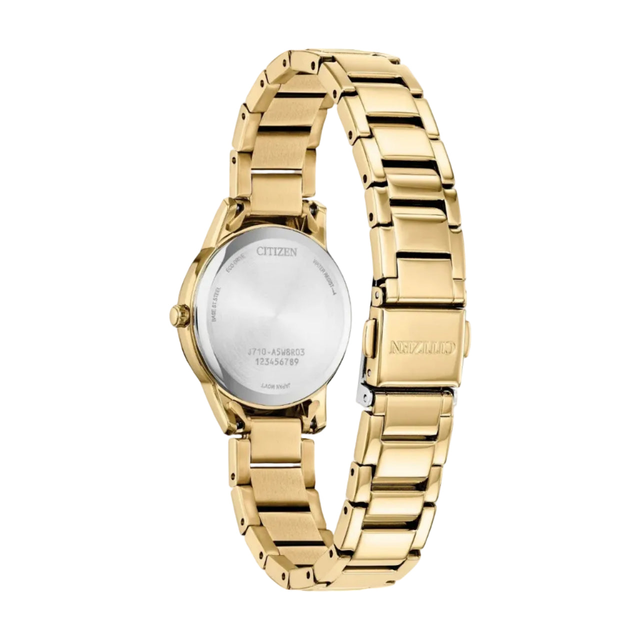 Citizen Dress Classic, PVD Dorado, Madre Perla — Dama
