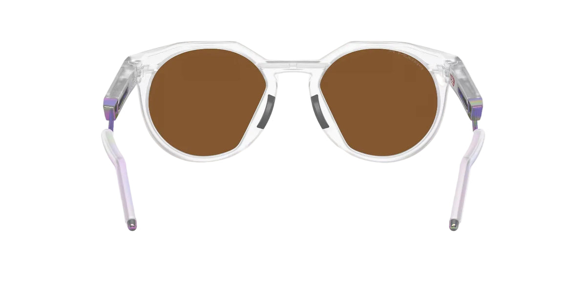 Oakley HSTN Armazón Transparente, Lente Prizm Viqoleta Polarizado — Unisex