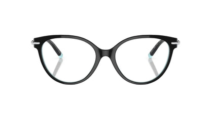 Tiffany & Co. Lentes Oftálmicos, Marco Negro Brillante — Dama