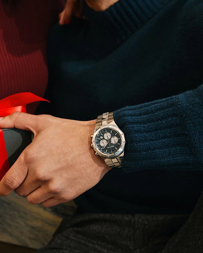 Bulova Classic Prestige Gris Guilloche, Cronógrafo — Unisex