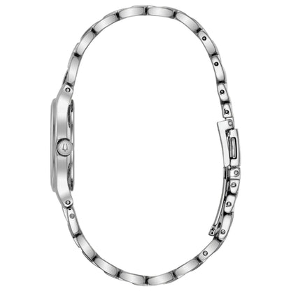Bulova Sutton Caratula Plata, Índices Azules — Caballero