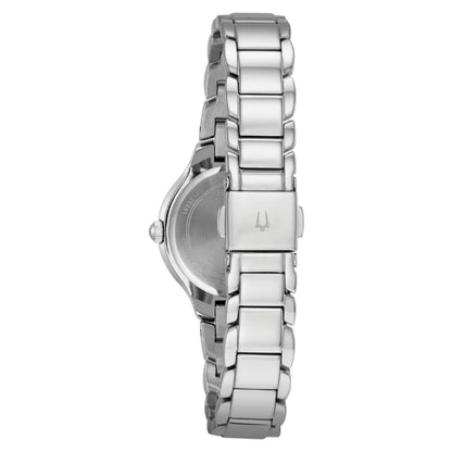 Bulova Sutton Caratula Plata, Índices Azules — Caballero