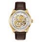 Bulova Sutton Automático, Esqueletada PVD Dorado — Caballero