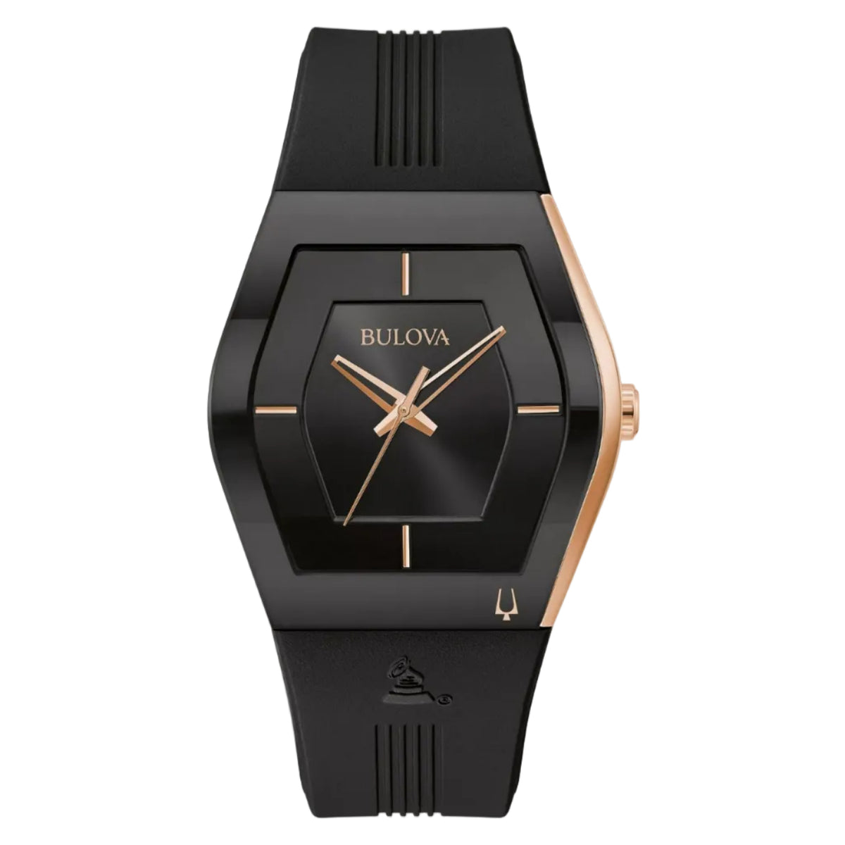 Bulova Edición Latin Grammy PVD Negro/Rosa — Dama
