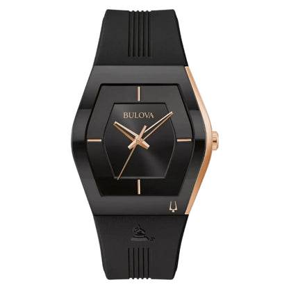 Bulova Edición Latin Grammy PVD Negro/Rosa — Dama