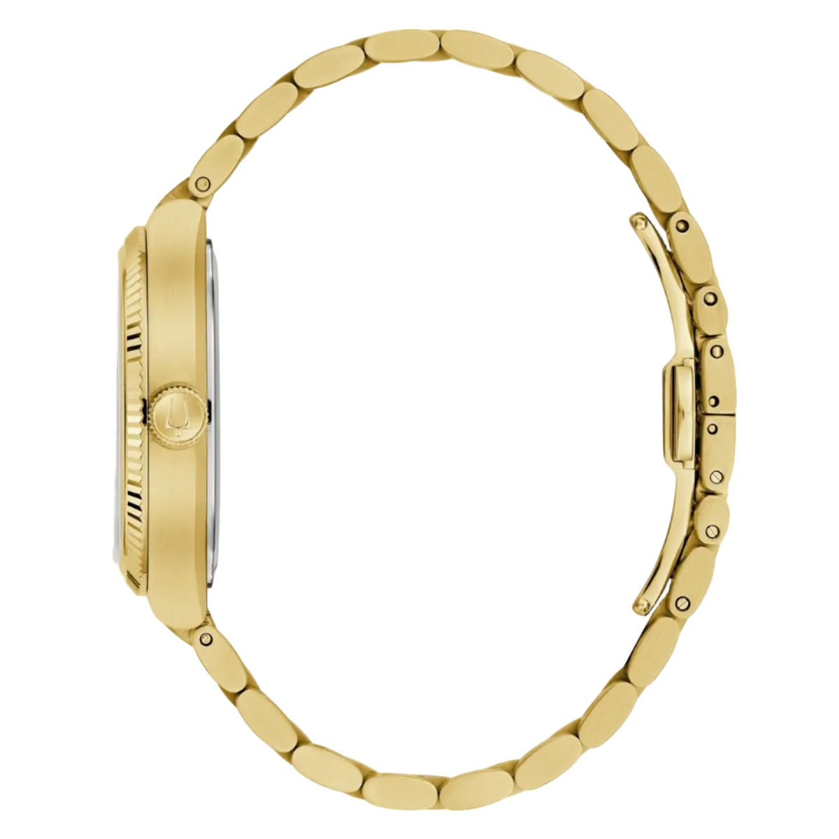 Bulova Super Seville PVD Dorado, Carátula Verde — Caballero