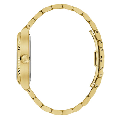 Bulova Super Seville PVD Dorado, Carátula Verde — Caballero