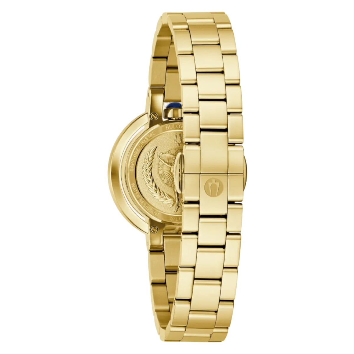 Bulova Rubaiyat Madre Perla, PVD Dorado — Caballero
