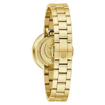 Bulova Rubaiyat Madre Perla, PVD Dorado — Caballero