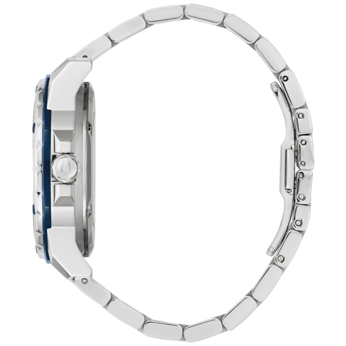 Bulova Marine Star Azul Guilloche, Automático — Caballero