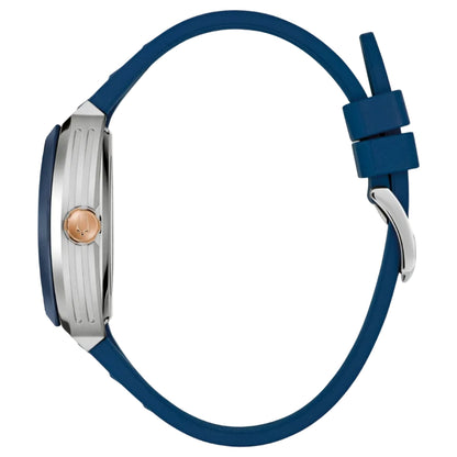 Bulova Máquina PVD Azul, Esqueletizado — Caballero