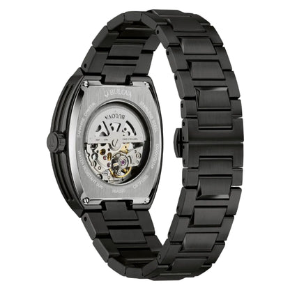 Bulova Máquina Arcoíris, PVD Negro Esqueletizado — Caballero