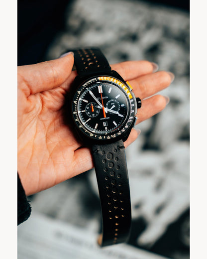 Bulova Racer PVD Negro, Cronógrafo — Caballero