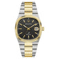 Bulova Super Seville PVD Dorado, Carátula Negra — Dama