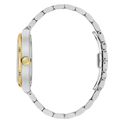 Bulova Super Seville PVD Dorado, Carátula Negra — Dama
