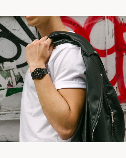 Bulova Modern PVD Negro, Diamantes — Caballero
