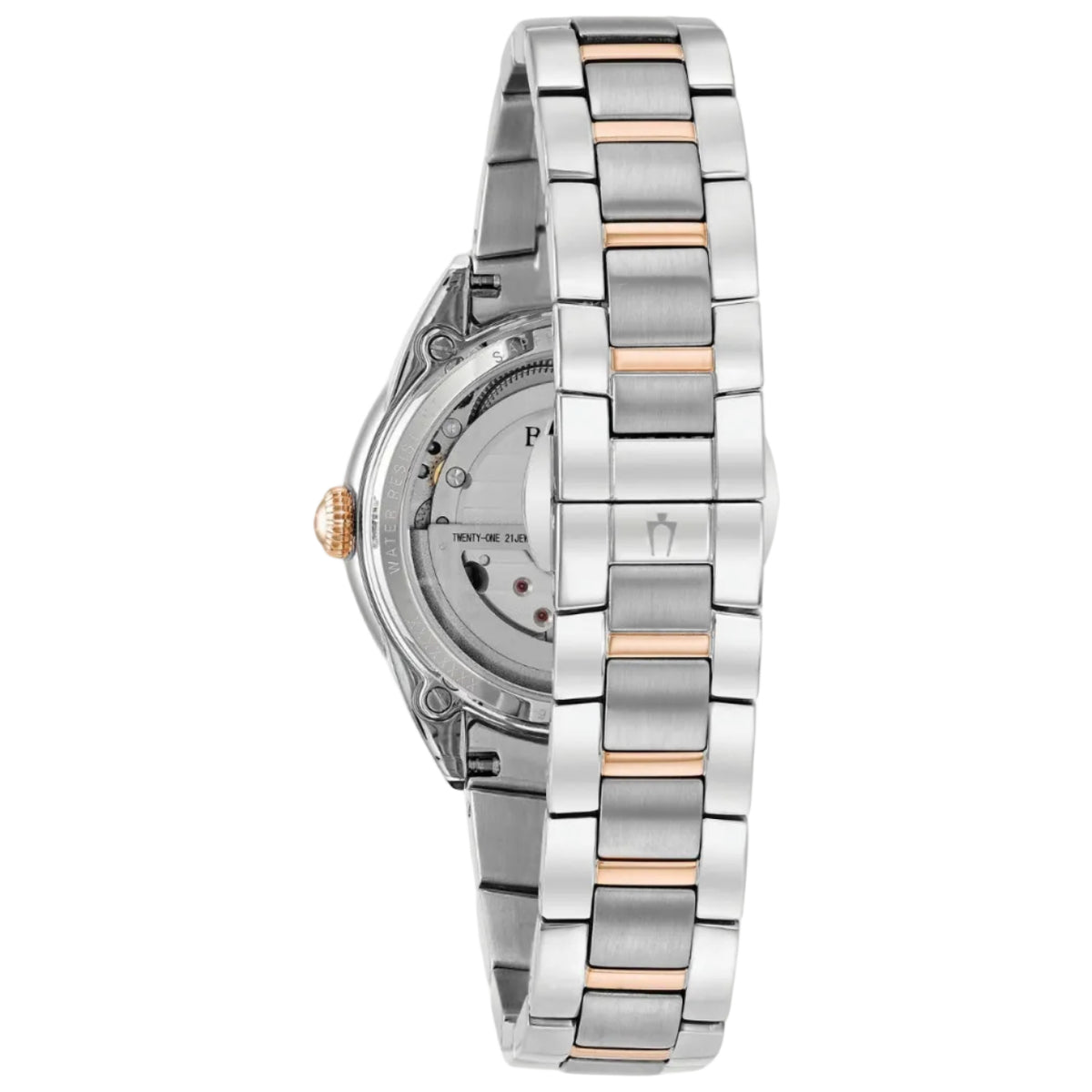 Bulova Sutton Automático Madre Perla, PVD Rosa — Caballero