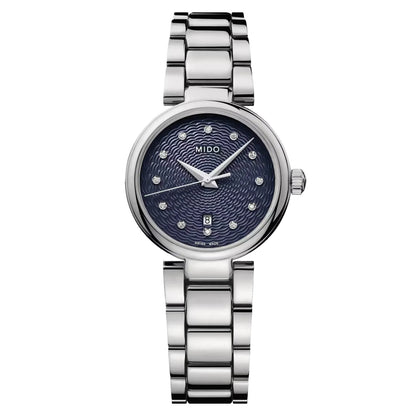 Mido Baroncelli Donna Carátula Azul con Diamantes — Dama