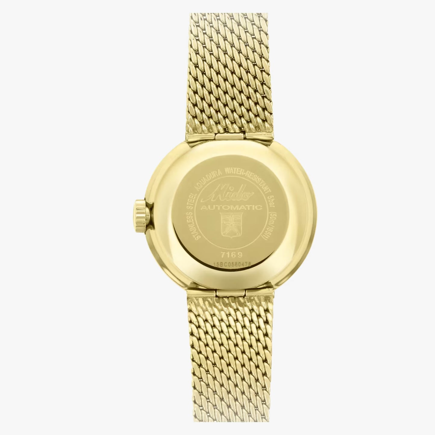 Mido Commander PVD Dorado, Carátula Dorada — Dama