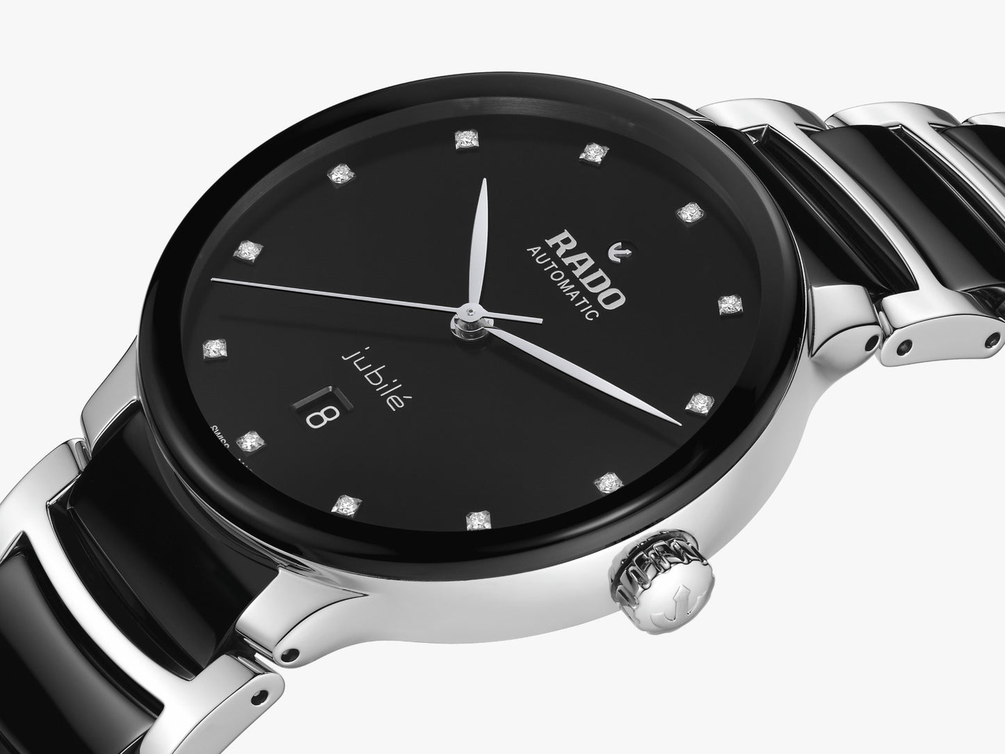 Rado Centrix Diamonds Carátula Negra — Caballero