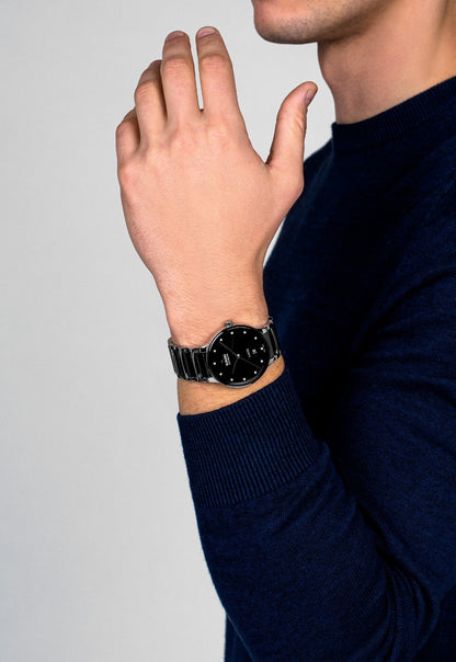 Rado Centrix Diamonds Carátula Negra — Caballero