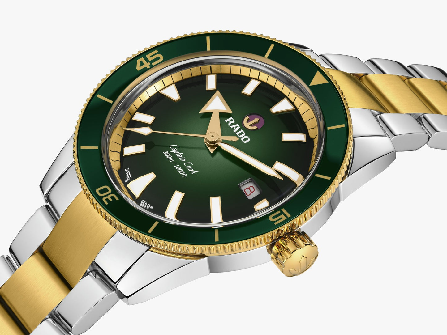 Rado Captain Cook Automatic Cerámica Verde — Caballero