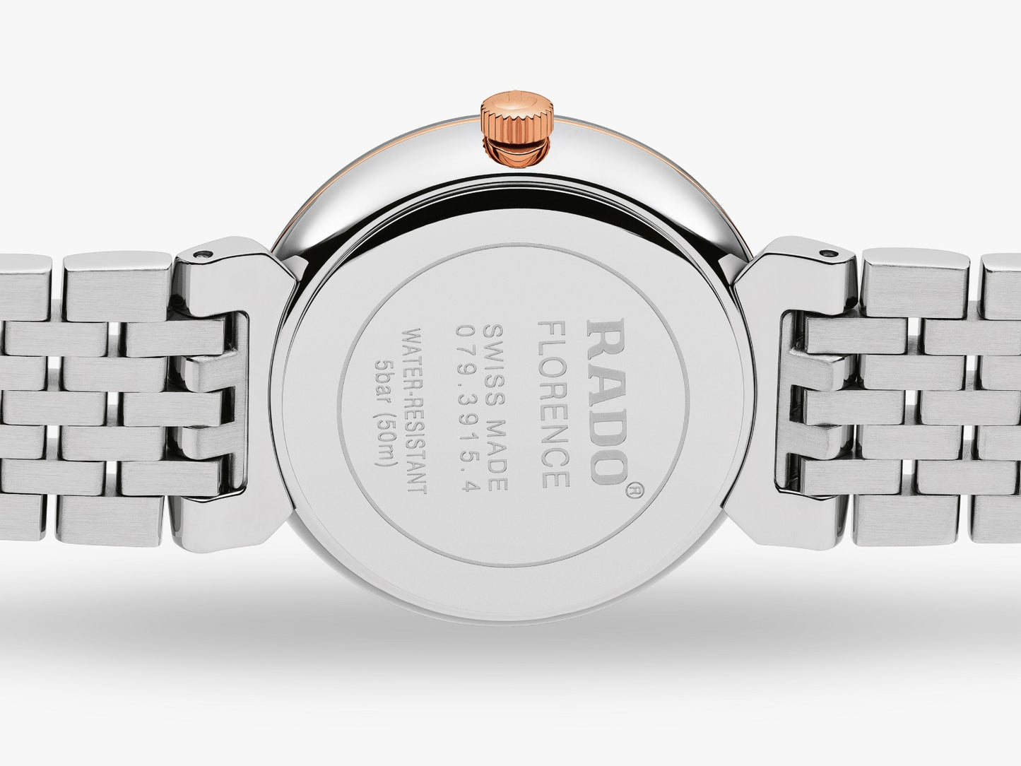 Rado Florence Classic Diamonds PVD Rosa, Carátula Beige — Dama