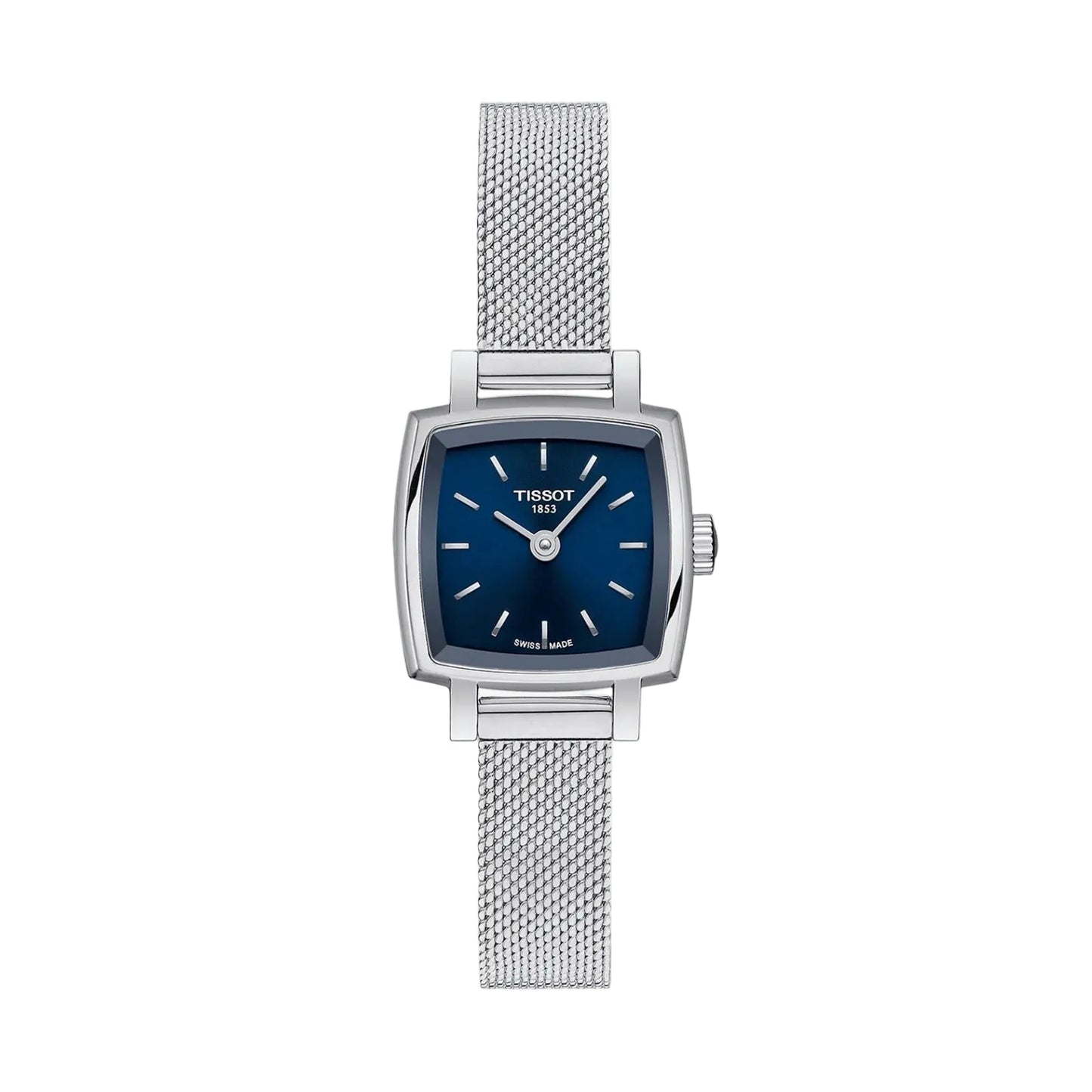 Tissot Lovely Square, Carátula Azul — Dama