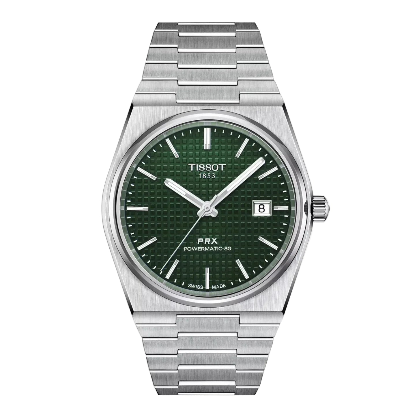 Tissot PRX Powermatic 80, Carátula Verde Granulado — Caballero