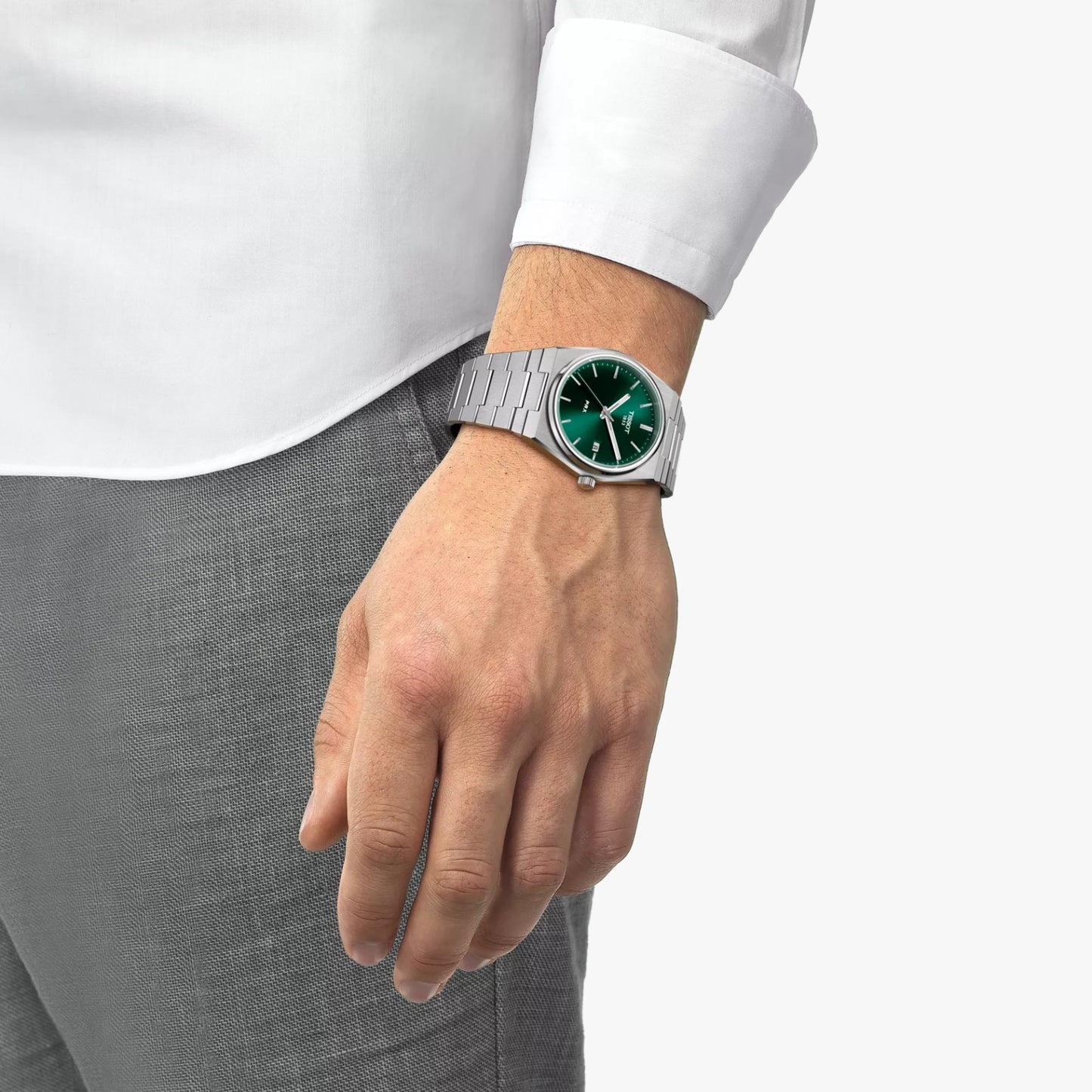Tissot PRX, Carátula Verde — Caballero