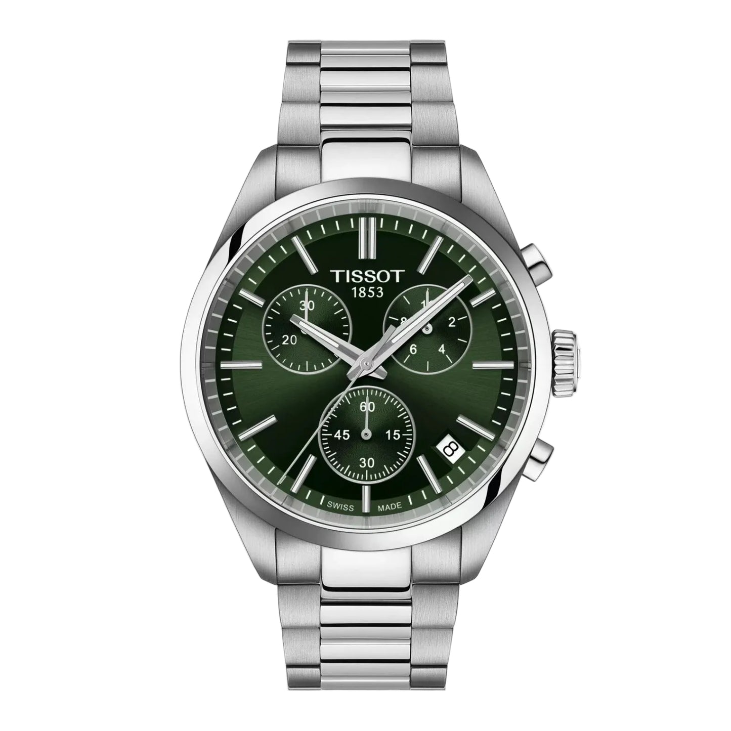 Tissot Chrono XL Classic, Carátula Verde — Caballero