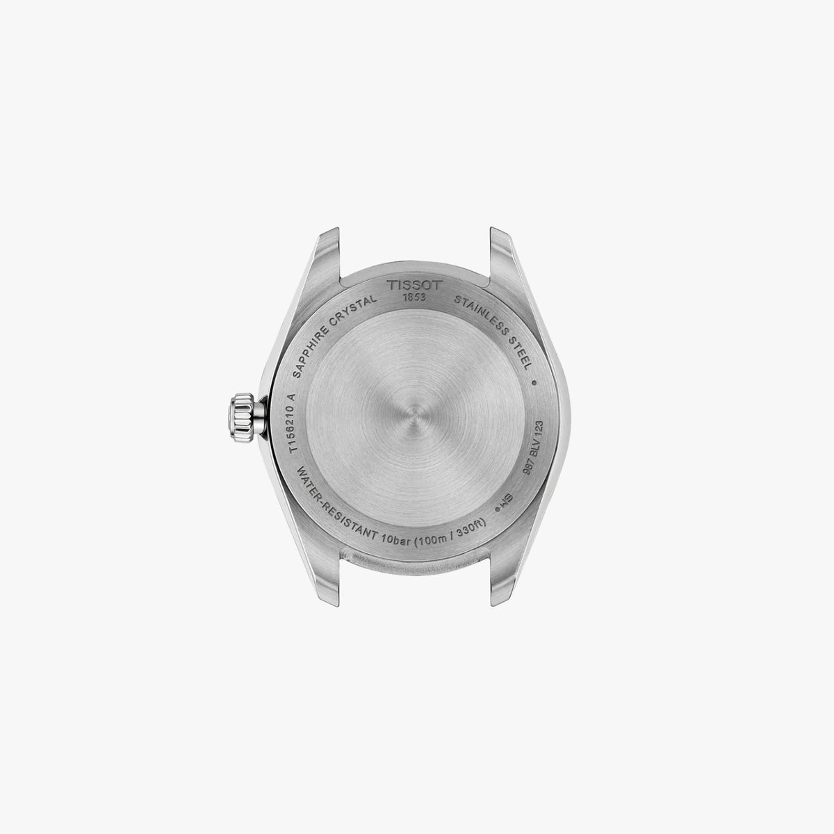 TISSOT BALLADE, Bicolor PVD Rosa, Carátula Azul — Dama