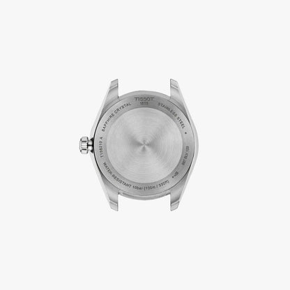 TISSOT BALLADE, Bicolor PVD Rosa, Carátula Azul — Dama