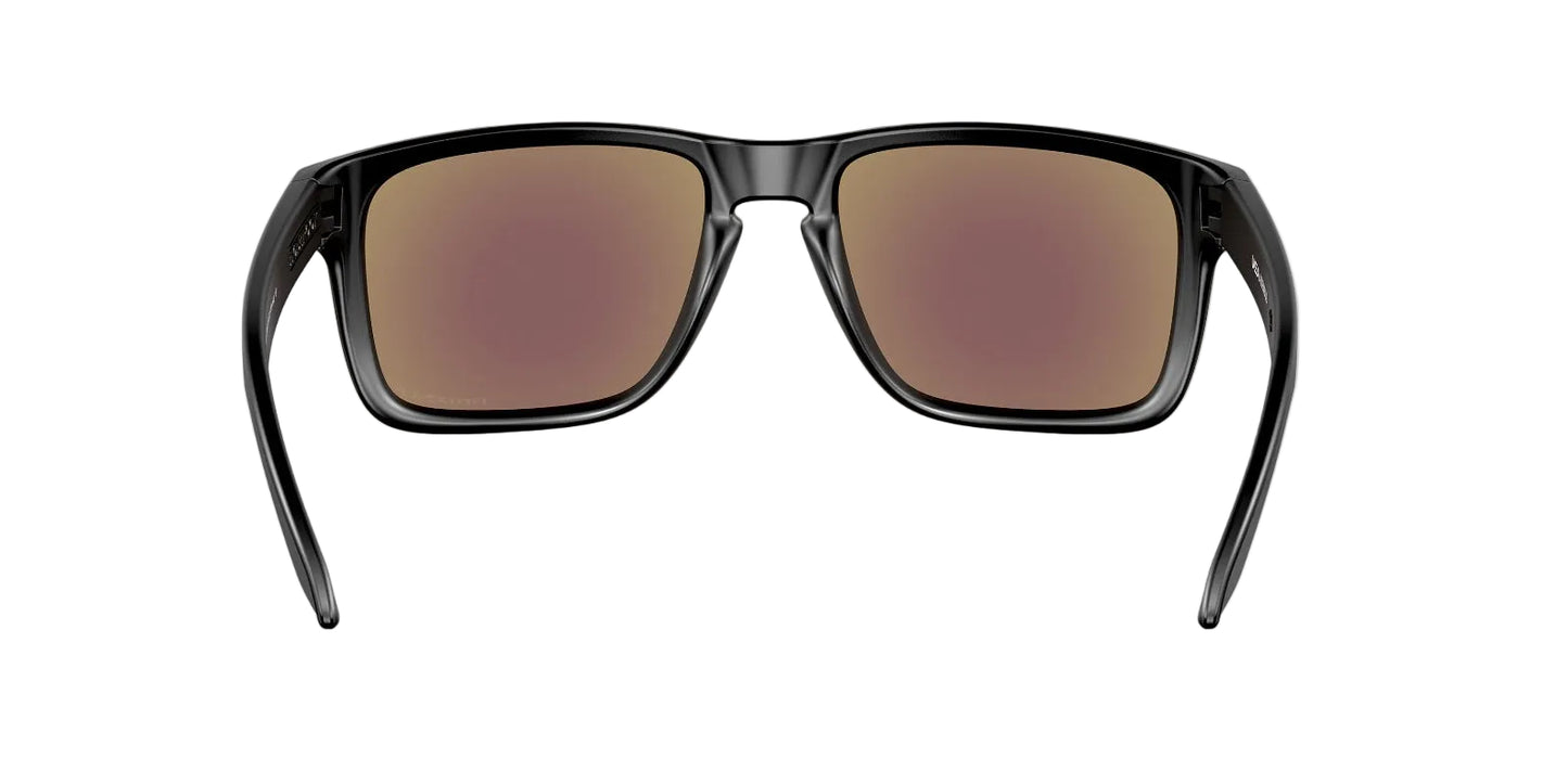 Oakley Lentes de Sol, Marco Negro Pulido, Espejo Sapphire — Unisex