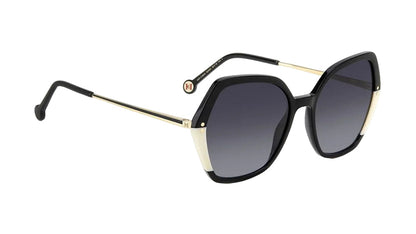 Carolina Herrera Lentes de Sol, Marco Negro/Blanco — Dama