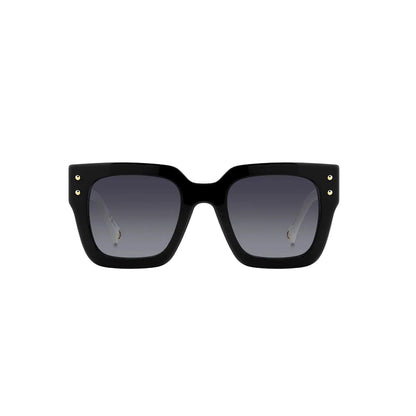 Carolina Herrera Lentes de Sol, Marco Negro/Blanco — Dama