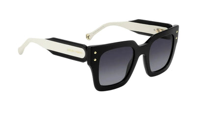Carolina Herrera Lentes de Sol, Marco Negro/Blanco — Dama
