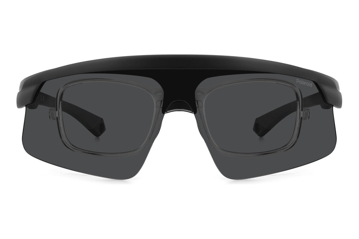 Polaroid Lentes de Sol, Marco Negro/Gris — Caballero