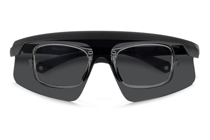 Polaroid Lentes de Sol, Marco Negro/Gris — Caballero