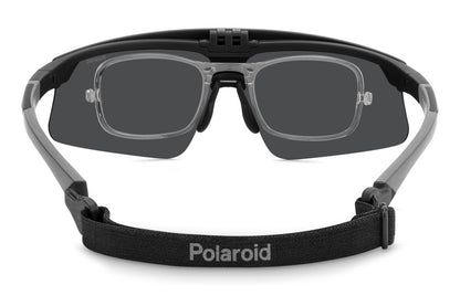 Polaroid Lentes de Sol, Marco Negro/Gris — Caballero