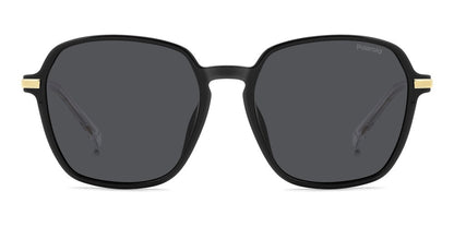 Polaroid Lentes de Sol, Marco Negro, Polarizados — Caballero