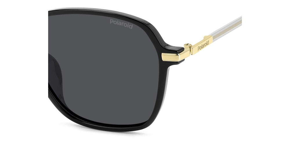 Polaroid Lentes de Sol, Marco Negro, Polarizados — Caballero