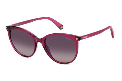 Polaroid Lentes de Sol, Marco Rosa Fuerte — Dama
