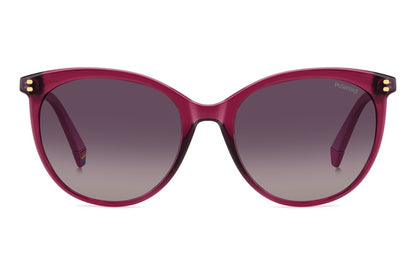 Polaroid Lentes de Sol, Marco Rosa Fuerte — Dama