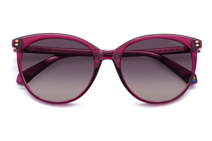 Polaroid Lentes de Sol, Marco Rosa Fuerte — Dama