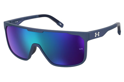 Under Armour Lentes de Sol, Marco Negro, Espejo Verde — Caballero